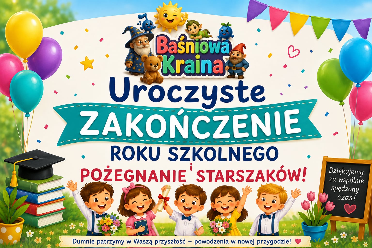 Uroczyste Zakończenie Roku Szkolnego i Pożegnanie Starszaków!